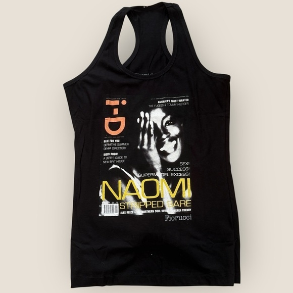 Fiorucci Tops - Fiorucci x Naomi Campbell i-D Tank – Size L (NWT)